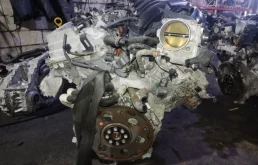 Двигатель без навесного для Toyota Alphard 2009 года на фотографиях