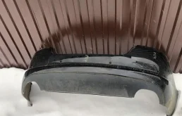 бампер задний черный jaguar XF