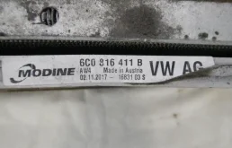 Диффузор вентилятора для Skoda Rapid 2017 года на фотографиях