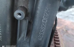 Двигатель без навесного для Volkswagen Polo 2008 года на фотографиях