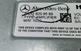 Магнитола для Mercedes-Benz GL class на фотографиях