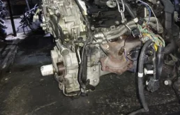 Двигатель без навесного для Nissan Pathfinder 2016 года на фотографиях