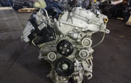 Двигатель без навесного для Lexus ES 2009 года на фотографиях