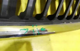 Решетка переднего бампера для Skoda Rapid 2015 года на фотографиях