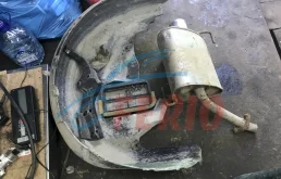 Глушитель основной правый для Subaru Tribeca WX/W10 2007-2014