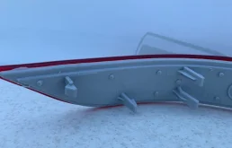 Отражатель (катафот) заднего бампера правый для Mercedes-Benz GL class на фотографиях