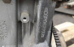 Двигатель без навесного для Volkswagen Polo 2010 года на фотографиях