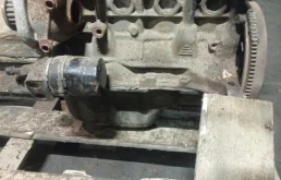 Двигатель без навесного для Fiat Punto 2013 года на фотографиях