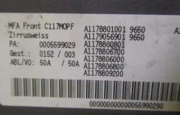 Бампер передний для Mercedes-Benz CLA class 2013 года на фотографиях