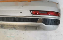 Фартук (спойлер) заднего бампера для Audi Q3 на фотографиях