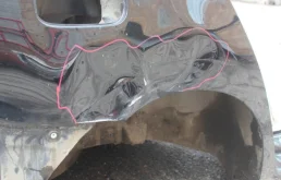 Панель кузова задняя для Skoda Rapid 2013 года на фотографиях