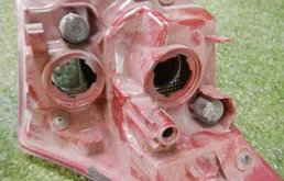 Фонарь внешний левый для Hyundai Solaris 2015 года на фотографиях