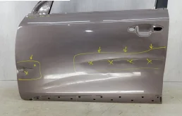 Дверь передняя левая для Kia Rio X line 2023 года на фотографиях