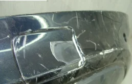 Фартук (спойлер) заднего бампера для Audi Q3 на фотографиях