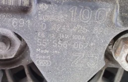 Генератор для Opel Zafira 2007 года на фотографиях