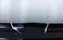 Усилитель заднего бампера для Hyundai Solaris 2014 года на фотографиях