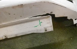 Бампер передний для Renault Logan на фотографиях