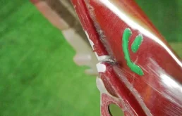 Крыло левое для Mercedes-Benz CLA class на фотографиях