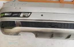 Фартук (спойлер) заднего бампера для Audi Q3 на фотографиях