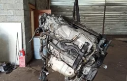 Двигатель без навесного для Toyota Alphard 2003 года на фотографиях