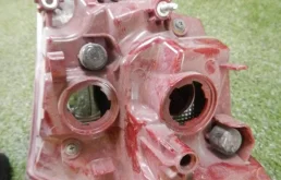 Фонарь внешний левый для Hyundai Solaris 2015 года на фотографиях