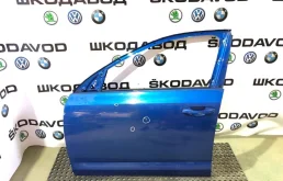 Дверь передняя Левая ( голая, железо) для Skoda Octavia A7