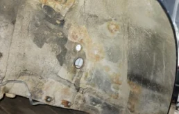 Заднее левое крыло для Hyundai i40 2011 года на фотографиях