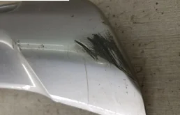 Накладка переднего бампера для Kia Rio X line 2017 года на фотографиях