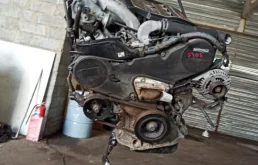Двигатель без навесного для Toyota Alphard 2003 года на фотографиях