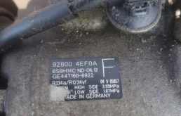 Компрессор кондиционера для Nissan X-Trail 2018 года на фотографиях