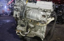 Двигатель без навесного для Toyota Alphard 2009 года на фотографиях