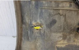 Накладка порога левая для Kia Rio X line на фотографиях