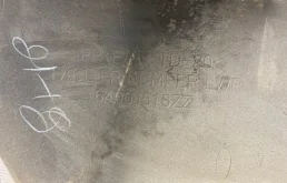 Накладка переднего бампера для Mitsubishi Pajero Sport 2024 года на фотографиях